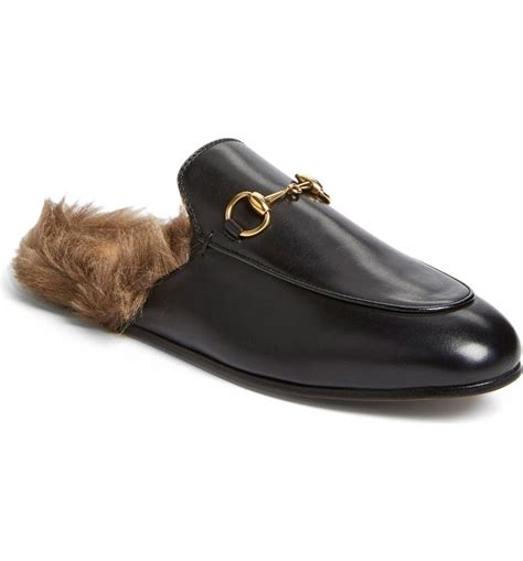 gucci princetown mule outfits|princetown genuine shearling loafer mule.